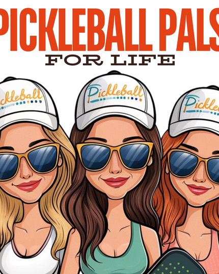 Pickleball Pals for Life Sticker