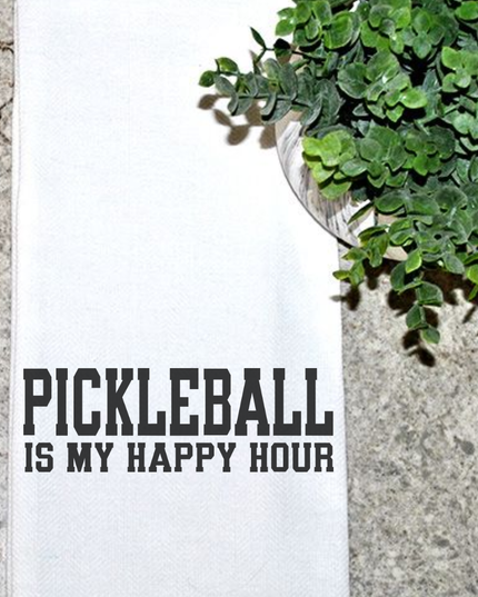 Pickleball is my happy hour