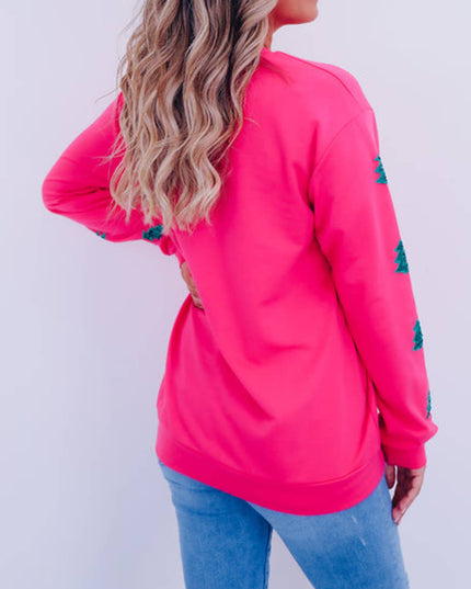 Merry Sequin Letters Sweatshirt