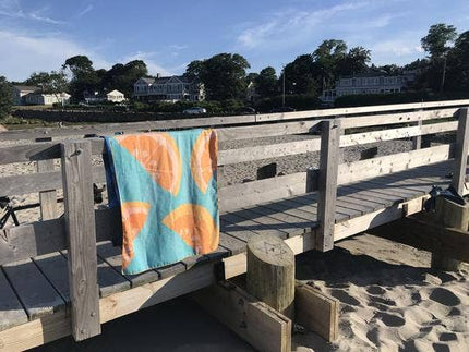 Beach Towel, Citrus, Tangerine Dream