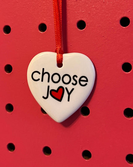 Choose Joy philoSophie's Tag, Ornament, Heart, Tag, gift