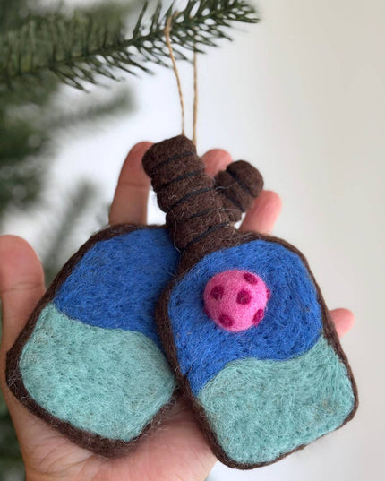 Felt Pickleball Ornament