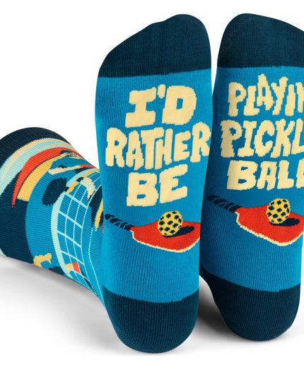 I'd Rather Be Playing Pickleball Socks