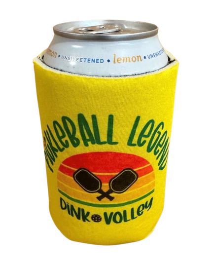 Pickleball Neoprene Can Coolers in Multi Colors & Designs 12oz