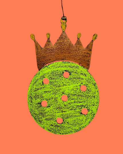 Pickleball Crown Ornament