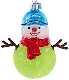 Snowman Ornament Sticker