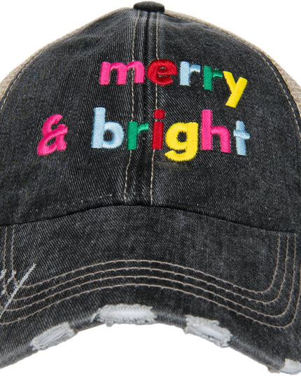 Merry and Bright (Multi) Christmas Trucker Hat