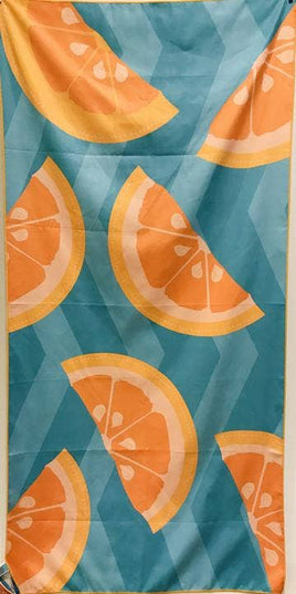 Beach Towel, Citrus, Tangerine Dream