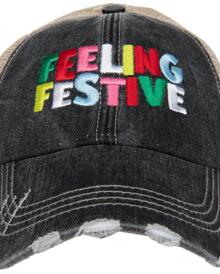 Feeling Festive Christmas Trucker Hat